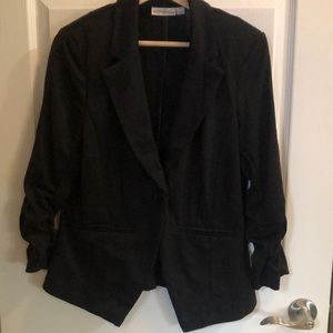 One button blazer